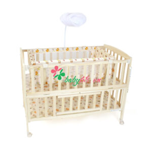 Bộ giường cũi nôi gỗ đa năng cao cấp