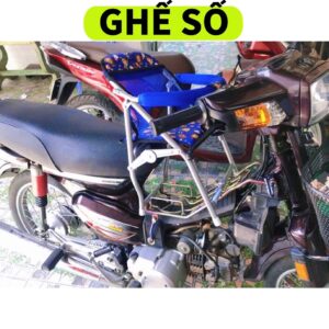 Ghế ngồi xe số xếp gọn có vòng bảo vệ - Ảnh 10