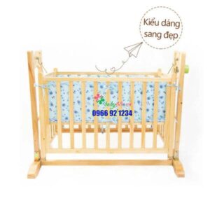 Nôi Gỗ Em Bé Tự động Vnn301 Giá Tốt Hcm 600x600