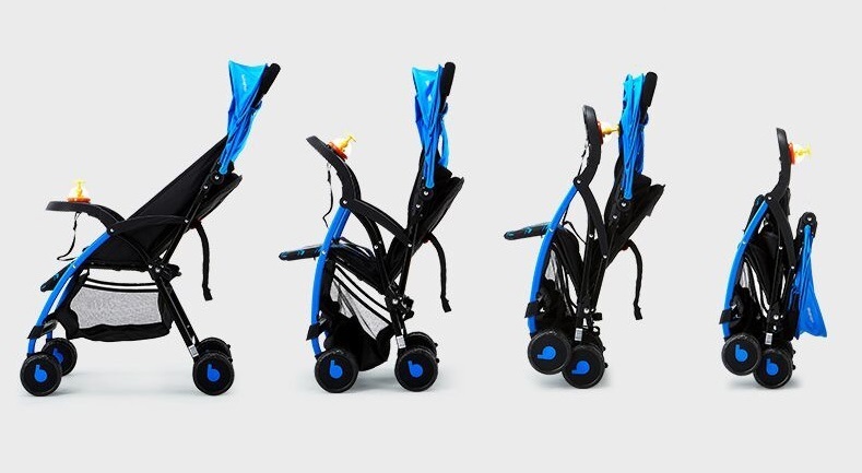 Cách gấp xe đẩy cho bé thông thường