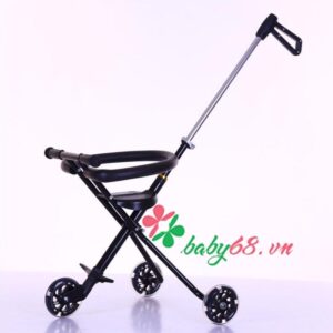 Xe đẩy 3 bánh gấp gọn thông minh