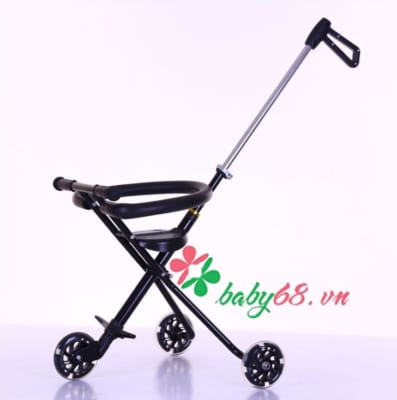 Xe đẩy 3 bánh gấp gọn thông minh