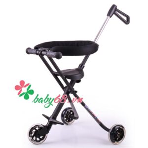 Xe đẩy 3 bánh gấp gọn thông minh