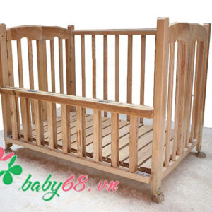 Cũi cho bé Cũi gỗ sồi GOLDCAT