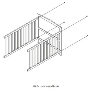 Giường cũi Forkids 80x120cm
