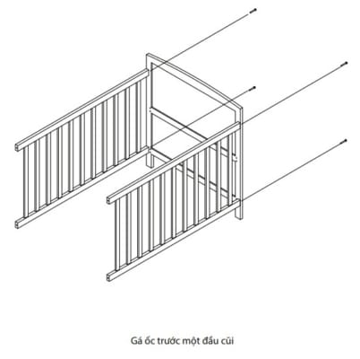 Giường cũi Forkids 80x120cm