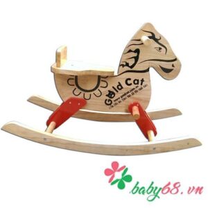 Ngựa gỗ bập bênh cho bé Goldcat