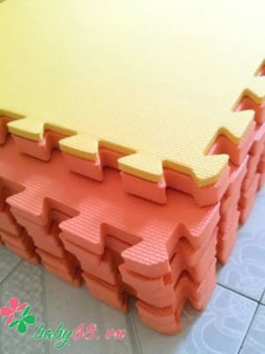 Thảm xốp lót sàn 4 miếng trơn 60x60cm