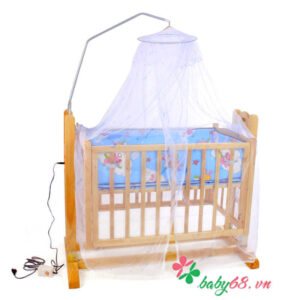 Nôi gỗ đa năng màu tự nhiên Autoru AUWCH4