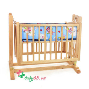 Nôi gỗ đa năng màu tự nhiên Autoru AUWCH4