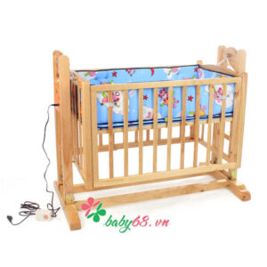 Nôi gỗ đa năng màu tự nhiên Autoru AUWCH4