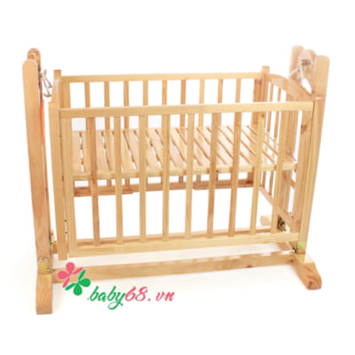 Nôi gỗ đa năng màu tự nhiên Autoru AUWCH4