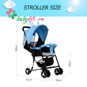 Xe đẩy cho bé Seebaby QQ2-1 Rabbit