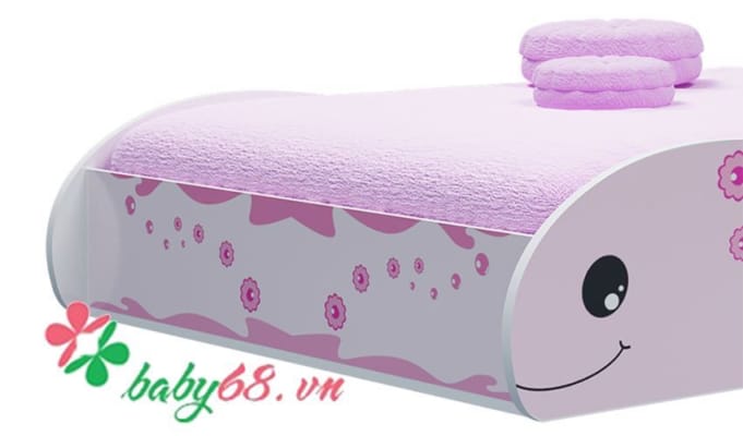 Giường đơn cá voi GD13