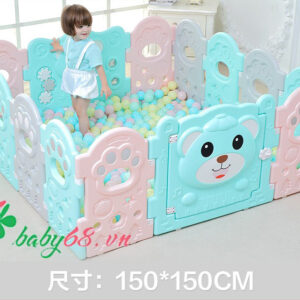 Quây cũi nhựa Teddy