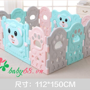 Quây cũi nhựa Teddy