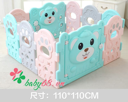 Quây cũi nhựa Teddy