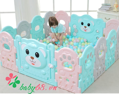 Quây cũi nhựa Teddy