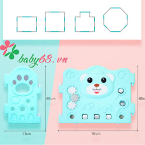 Quây cũi nhựa Teddy