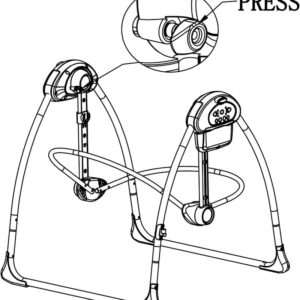 Xích đu thông minh Swing Mamago MM012H