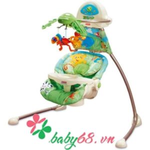0003724 Xich Du Fisher Price Rainforest Open Top Cradle Swing