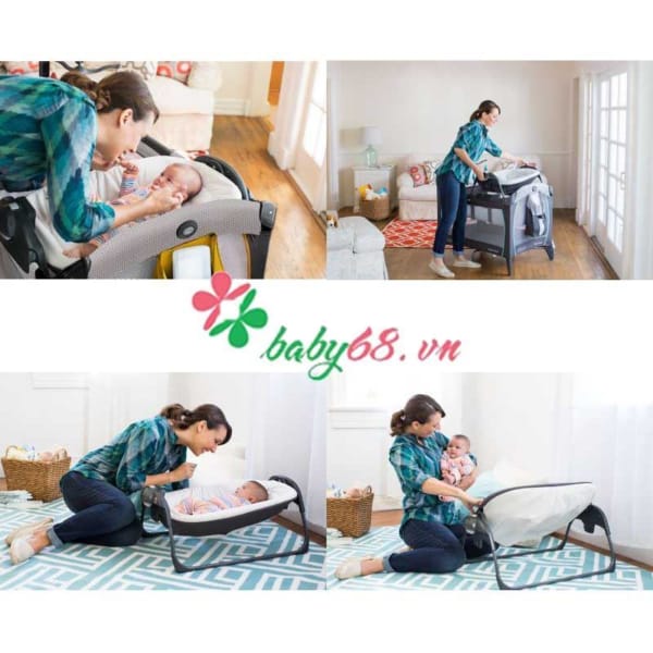 Giường cũi Graco Portable Napper & Changer Studio