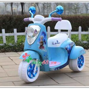 Xe May Dien Cho Be Gai Hinh Elsa Qm168 5