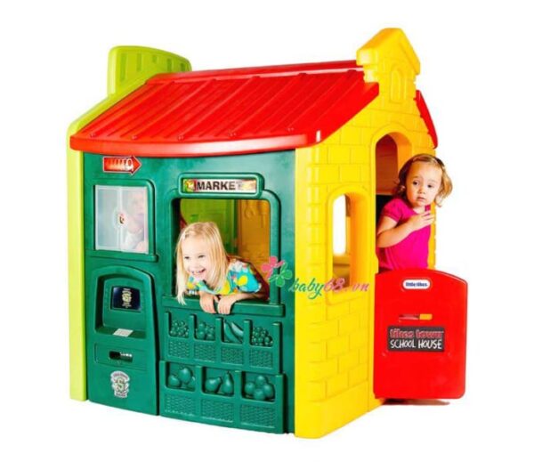 Tikes Town Playhouse Evergreen 1 800x693