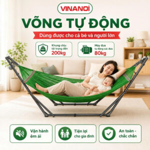 Nôi Võng đa năng tự động VINANOI – NV80 - Ảnh 6