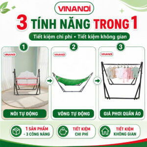 Nôi Võng đa năng tự động VINANOI – NV80 - Ảnh 3