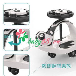 Xe Lac Gau Truc Pada Hlz 228 Co Banh Den Led Sang 10