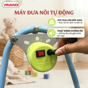 Nôi võng tự động Vinanoi NV2080 - Ảnh 7