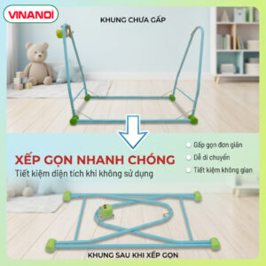 Nôi võng tự động Vinanoi NV2080 - Ảnh 8