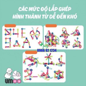 Bo Xep Hinh Nam Cham Tu Tinh Umoo 4