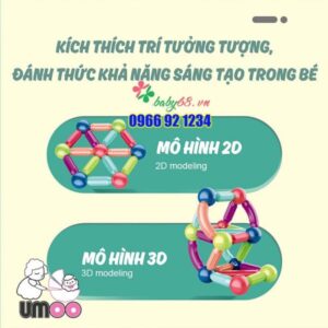 Bo Xep Hinh Nam Cham Tu Tinh Umoo 5