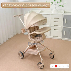 Xe đẩy du lịch gấp gọn đảo chiều Vinng Q7 (nằm, ngả, ngồi) - Ảnh 33