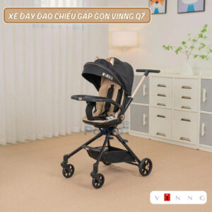 Xe đẩy du lịch gấp gọn đảo chiều Vinng Q7 (nằm, ngả, ngồi) - Ảnh 35