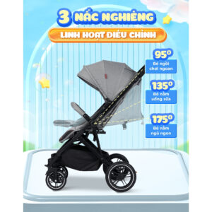 Xe đẩy gấp gọn Chilux M02 - Thiết kế khoa học, Tính năng vượt trội - Ảnh 14
