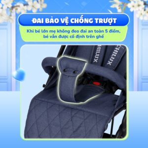 Xe đẩy gấp gọn Chilux M02 - Thiết kế khoa học, Tính năng vượt trội - Ảnh 15