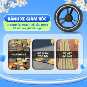 Xe đẩy gấp gọn Chilux M02 - Thiết kế khoa học, Tính năng vượt trội - Ảnh 17