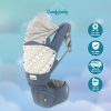 Địu trợ lực cao cấp siêu mềm cho bé - có mũ đỡ đầu Comfybaby HC003