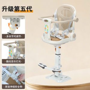 Ghế ngồi xe máy cho bé có nhạc có đèn nhấp nháy, Ghế cho bé mã 128 ngồi xe ga Vision, SH, Lead, Vespa, Xe điện - XN