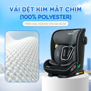 Ghế ngồi ô tô cho bé Chilux P004 - Đạt chuẩn I-size an toàn, hệ thống giảm chấn cao - Ảnh 4