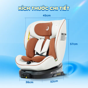 Ghế ngồi ô tô cho bé Chilux X70 - Kích thước ghế lớn, độ nghiêng tùy chỉnh linh hoạt - Ảnh 12