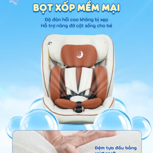 Ghế ngồi ô tô cho bé Chilux X70 - Kích thước ghế lớn, độ nghiêng tùy chỉnh linh hoạt - Ảnh 9