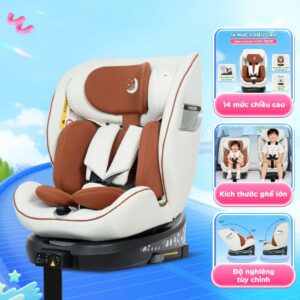 Ghế ngồi ô tô cho bé Chilux X70 - Kích thước ghế lớn, độ nghiêng tùy chỉnh linh hoạt