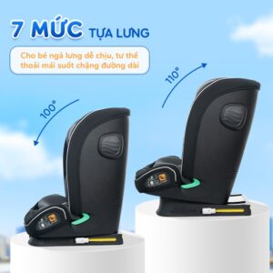 Ghế ngồi ô tô cho bé Chilux P004 - Đạt chuẩn I-size an toàn, hệ thống giảm chấn cao - Ảnh 7