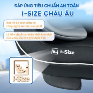Ghế ngồi ô tô cho bé Chilux P004 - Đạt chuẩn I-size an toàn, hệ thống giảm chấn cao - Ảnh 9