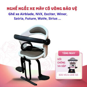 Ghế ngồi xe máy Airblade, xe số, xe côn exciter, nvx, AB an toàn cho trẻ em